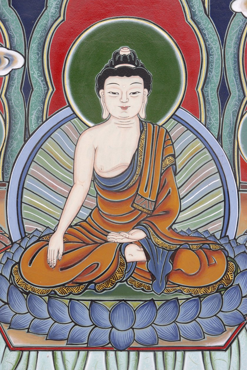 Vida de meditação de Buda, Seul, Coree du Sud de Unbekannt