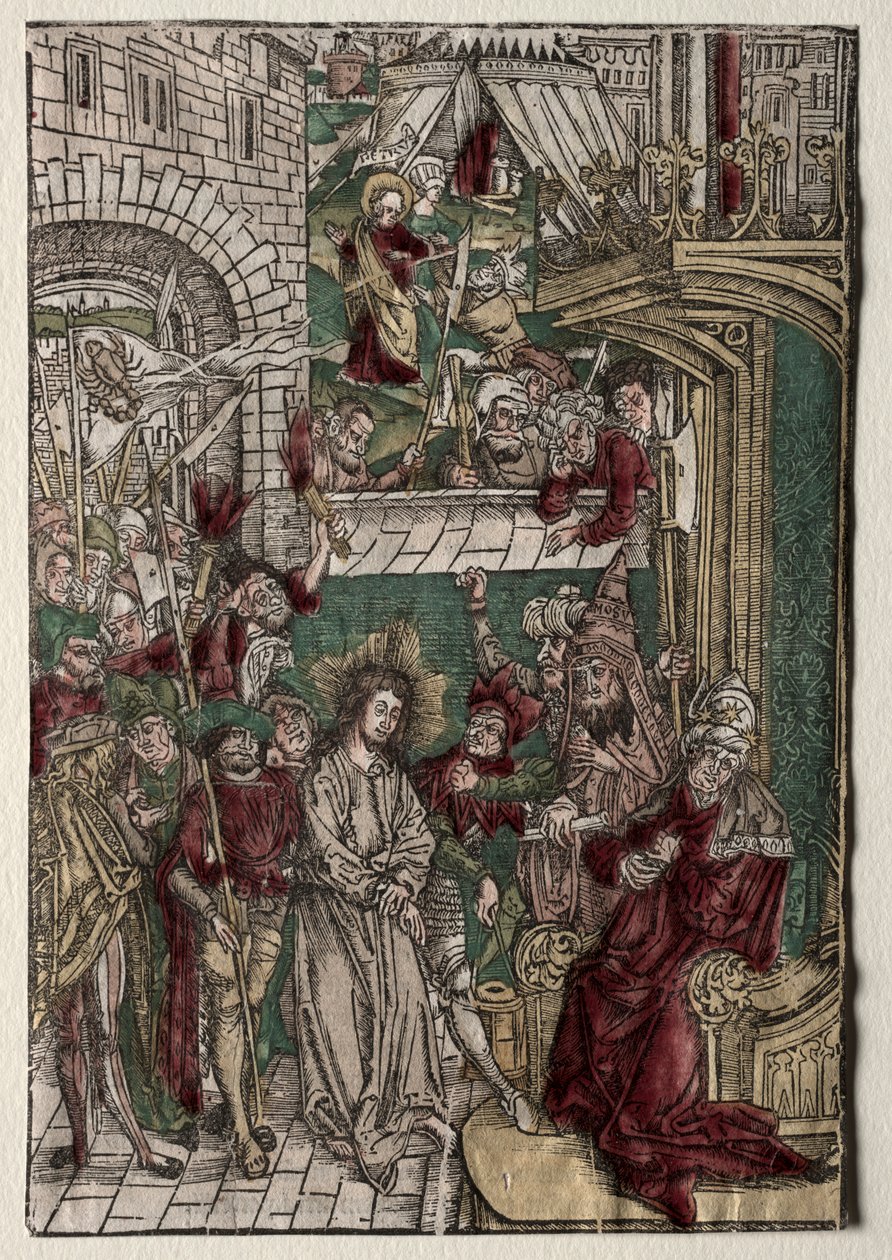 Vida de Cristo: Cristo antes de Pilatos, anos 1400. de Unbekannt