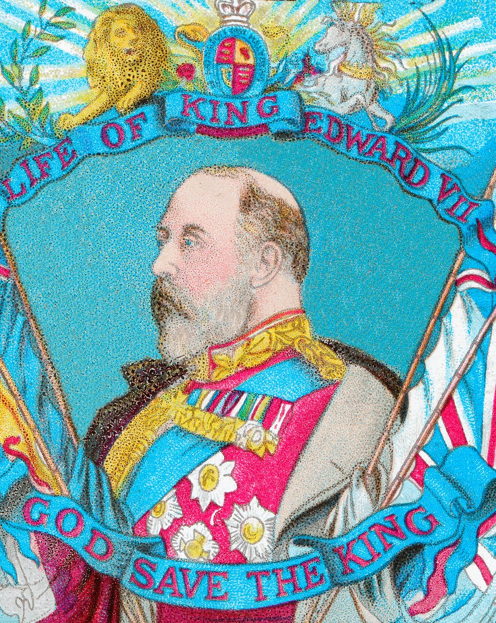 Vida do rei Eduardo VII: Deus salve o rei, c1902 de Unbekannt