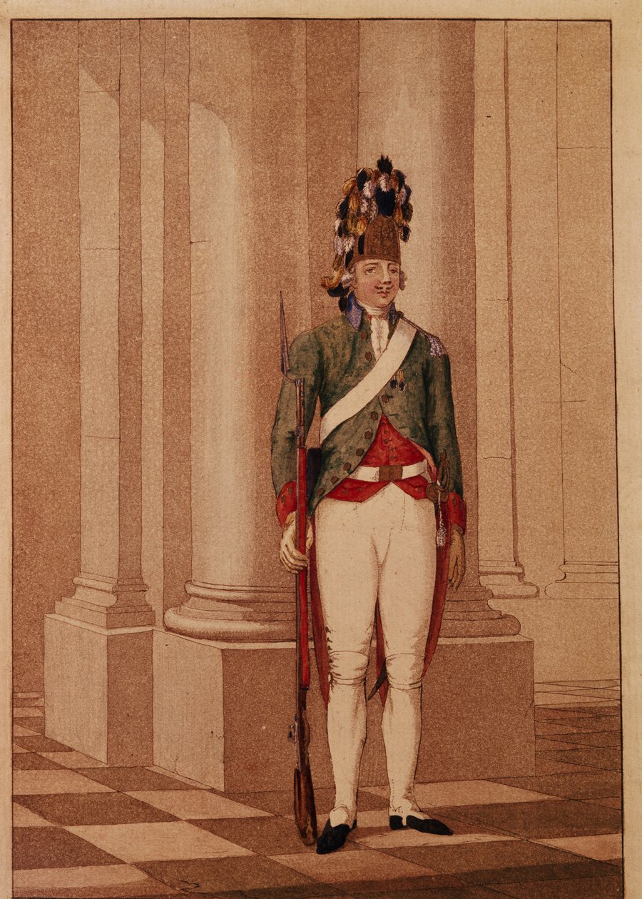 Granadeiro salva-vidas na época da imperatriz Catarina II de Unbekannt