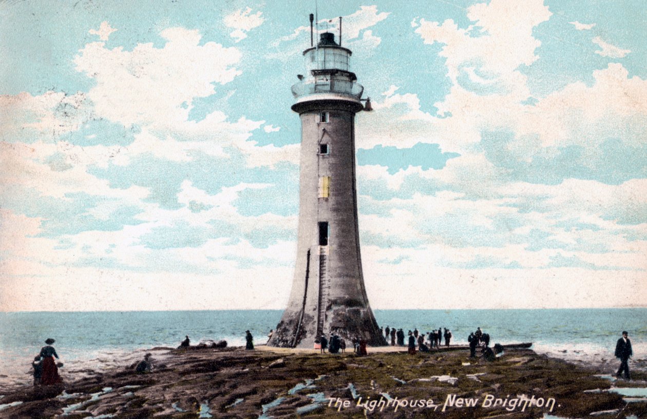 Farol em New Brighton, Wirral, Merseyside, 1904 de Unbekannt