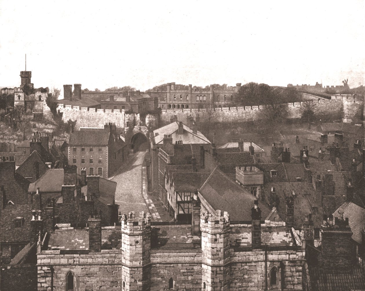 Lincoln Castle, Lincolnshire, 1894. de Unbekannt