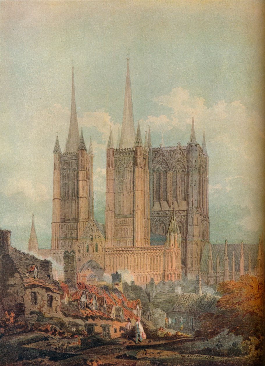 Catedral de Lincoln, 1794, 1921 de Unbekannt