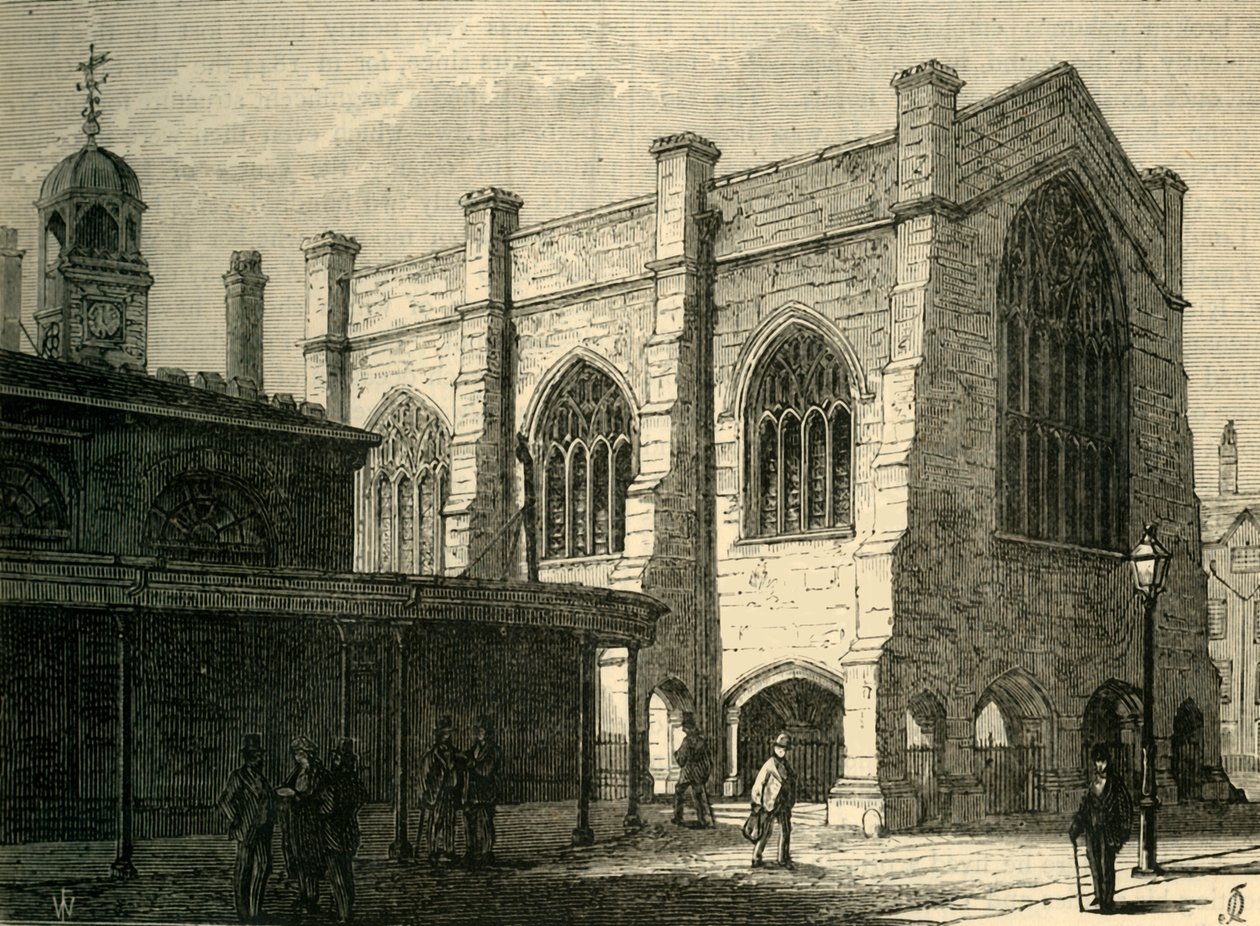Capela da pensão de Lincolns, 1881. de Unbekannt