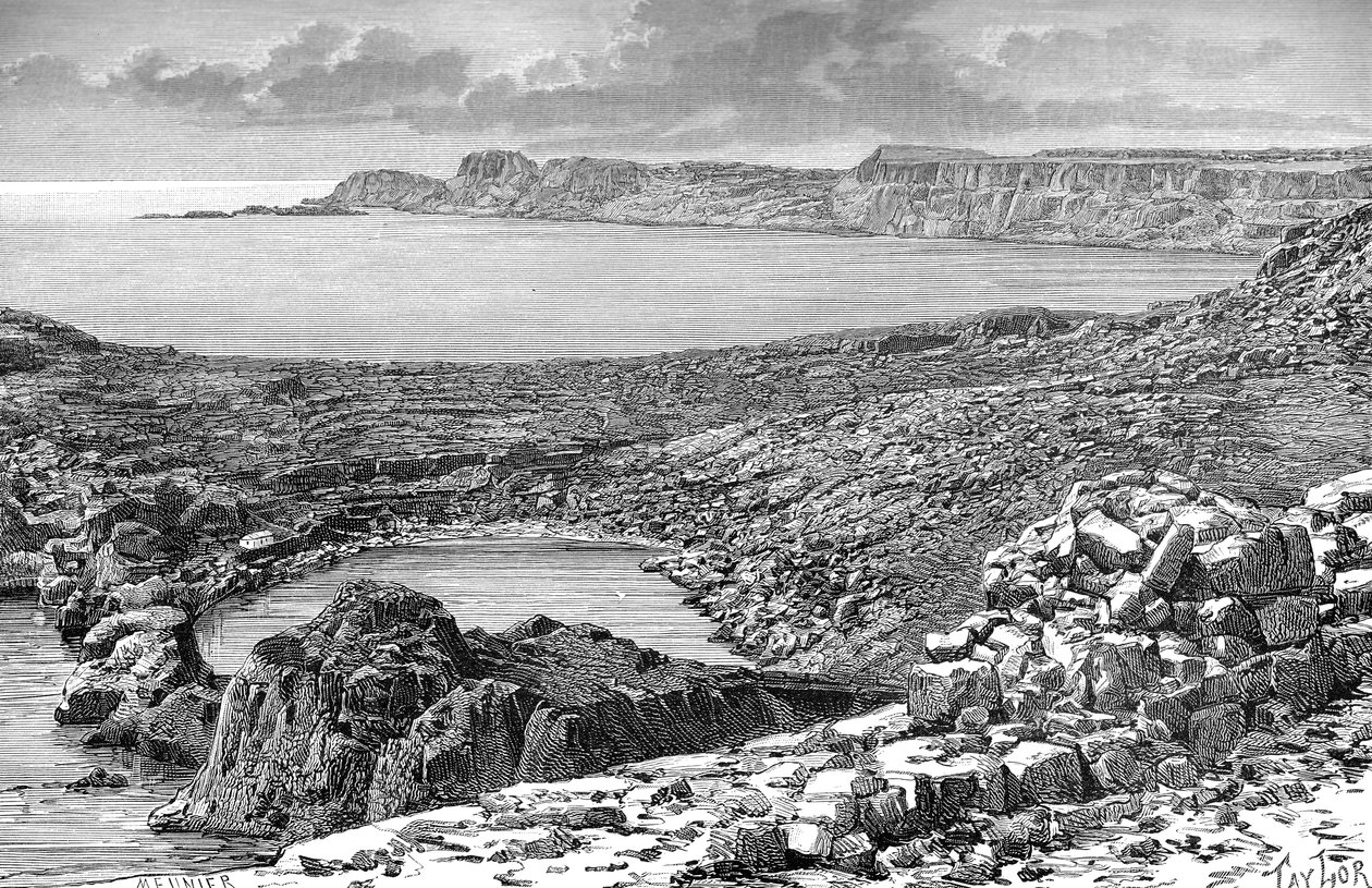 Lindos Bay, Rodes, Grécia, c1890 de Unbekannt