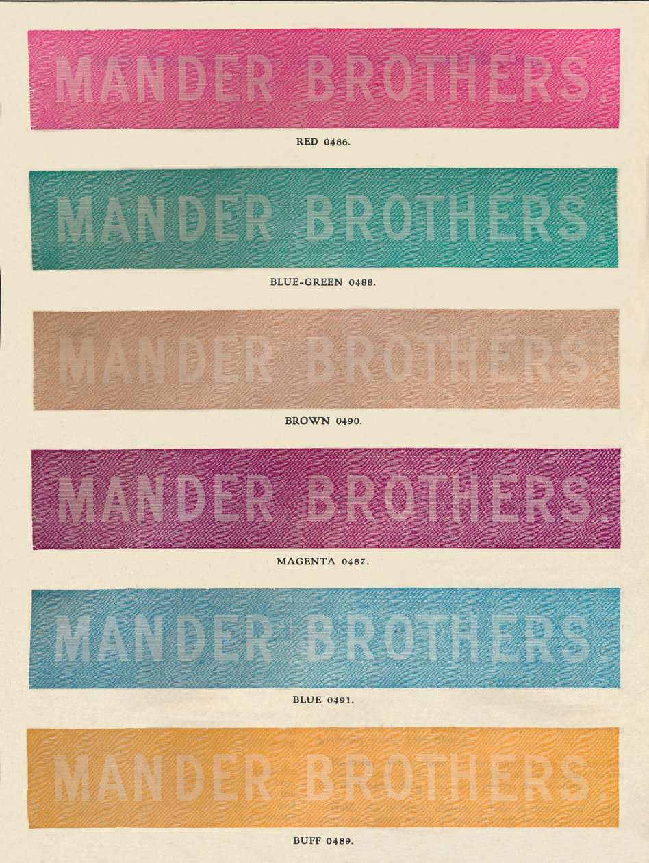 Prática de Linótipo - Anúncio Mander Brothers, 1910 de Unbekannt
