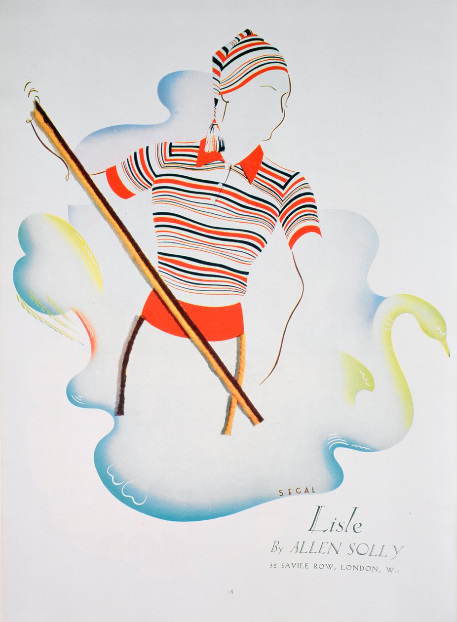 Lisle por Allen Solly, anúncio de moda, 1937 de Unbekannt