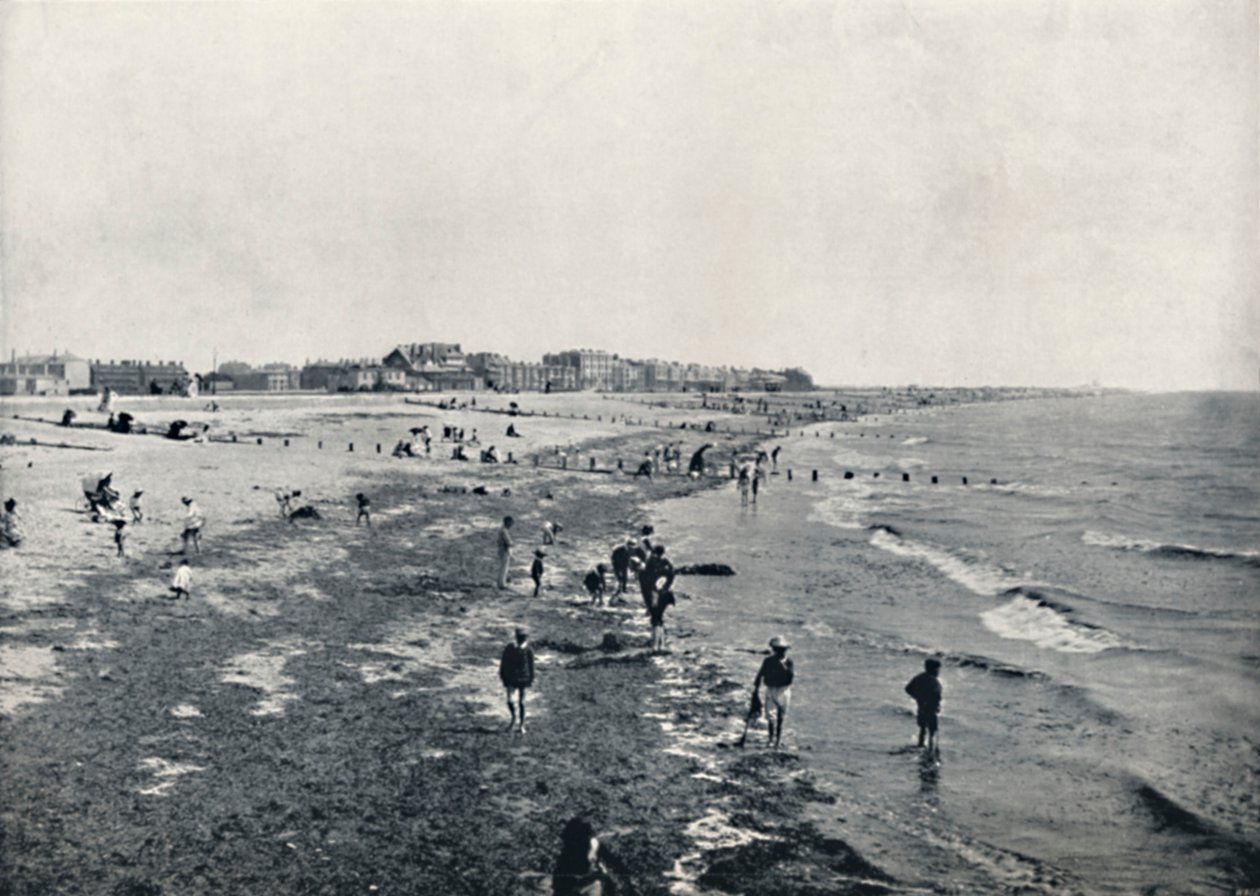 Littlehampton - remando em maré baixa, 1895 de Unbekannt