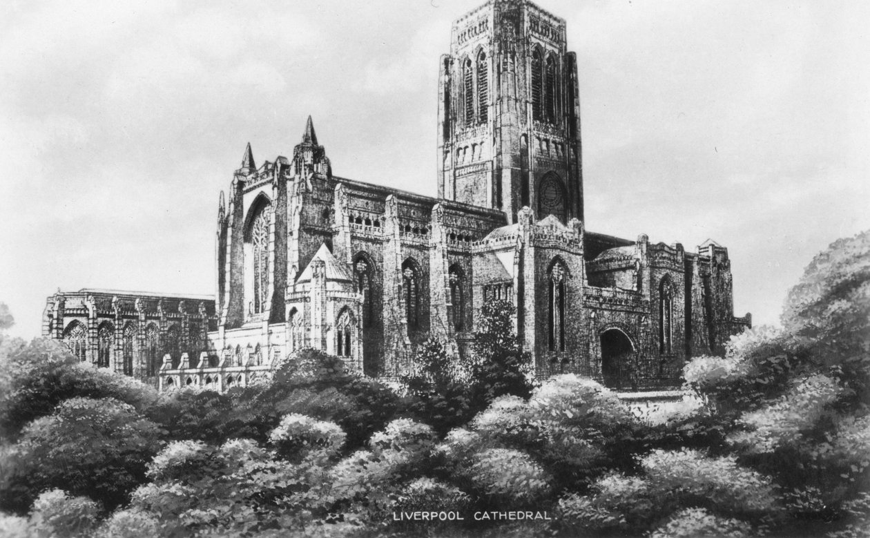 Catedral de Liverpool, Liverpool, Merseyside, início do século XX de Unbekannt