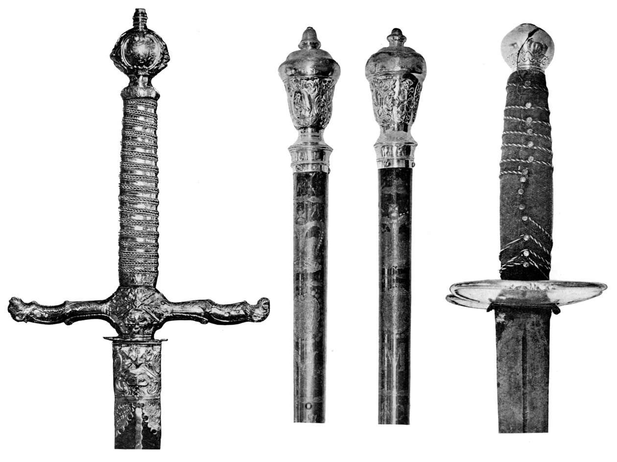 Espadas e aduelas de madeira, 1910 de Unbekannt