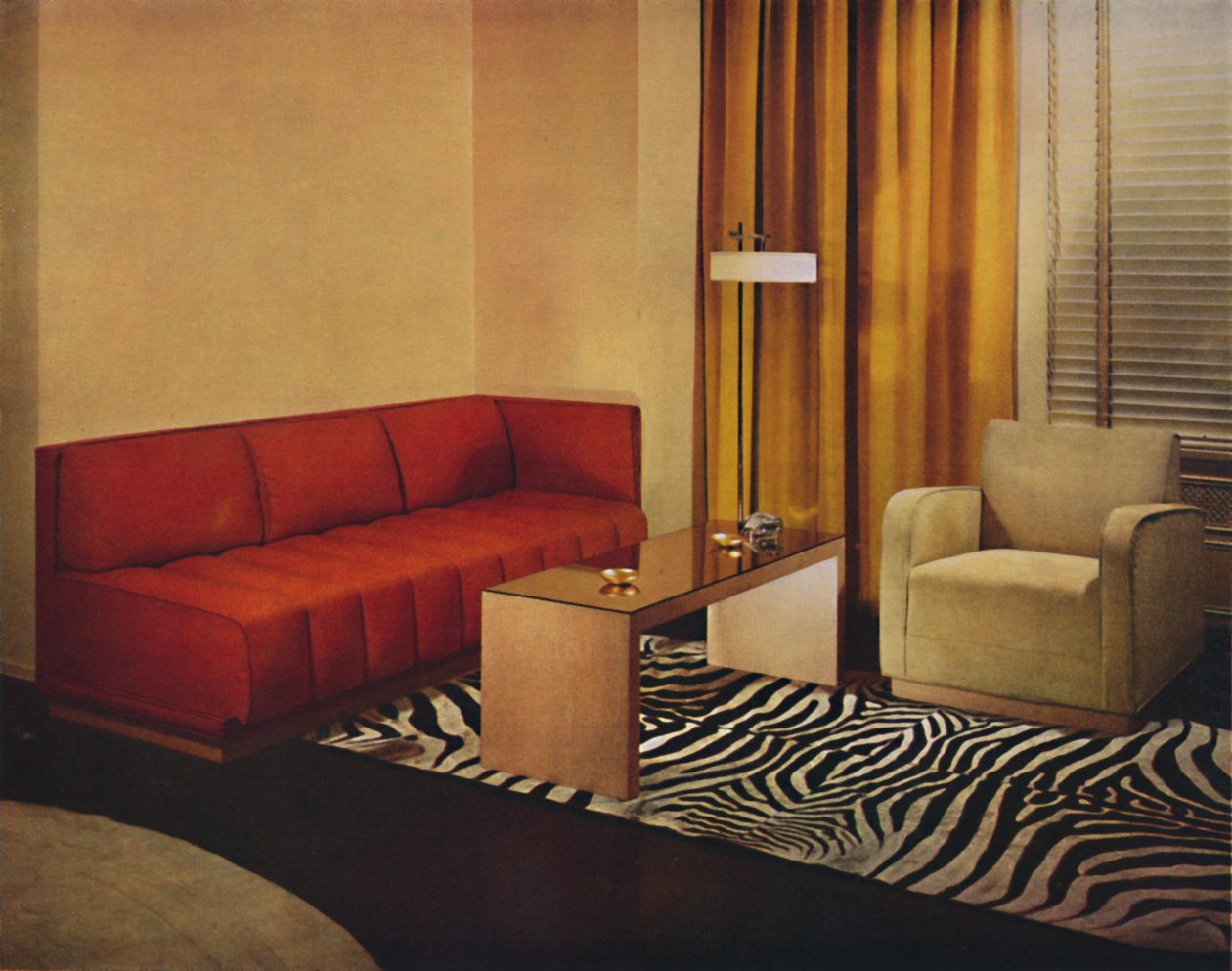 Sala de estar de Walter Dorwin Teague, 1939 de Unbekannt