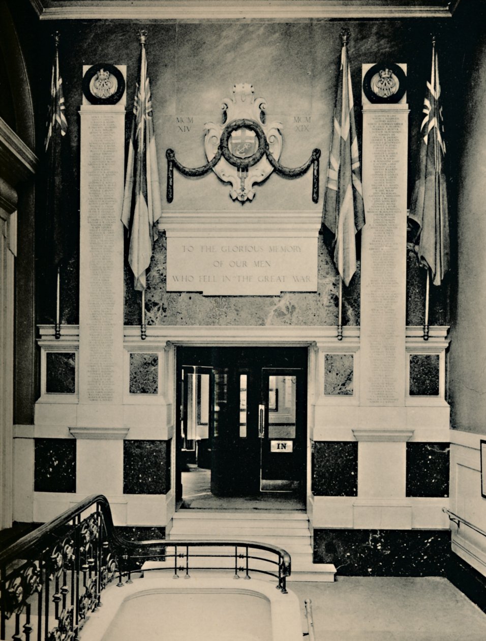 Memorial de Guerra de Lloyds, 1928 de Unbekannt