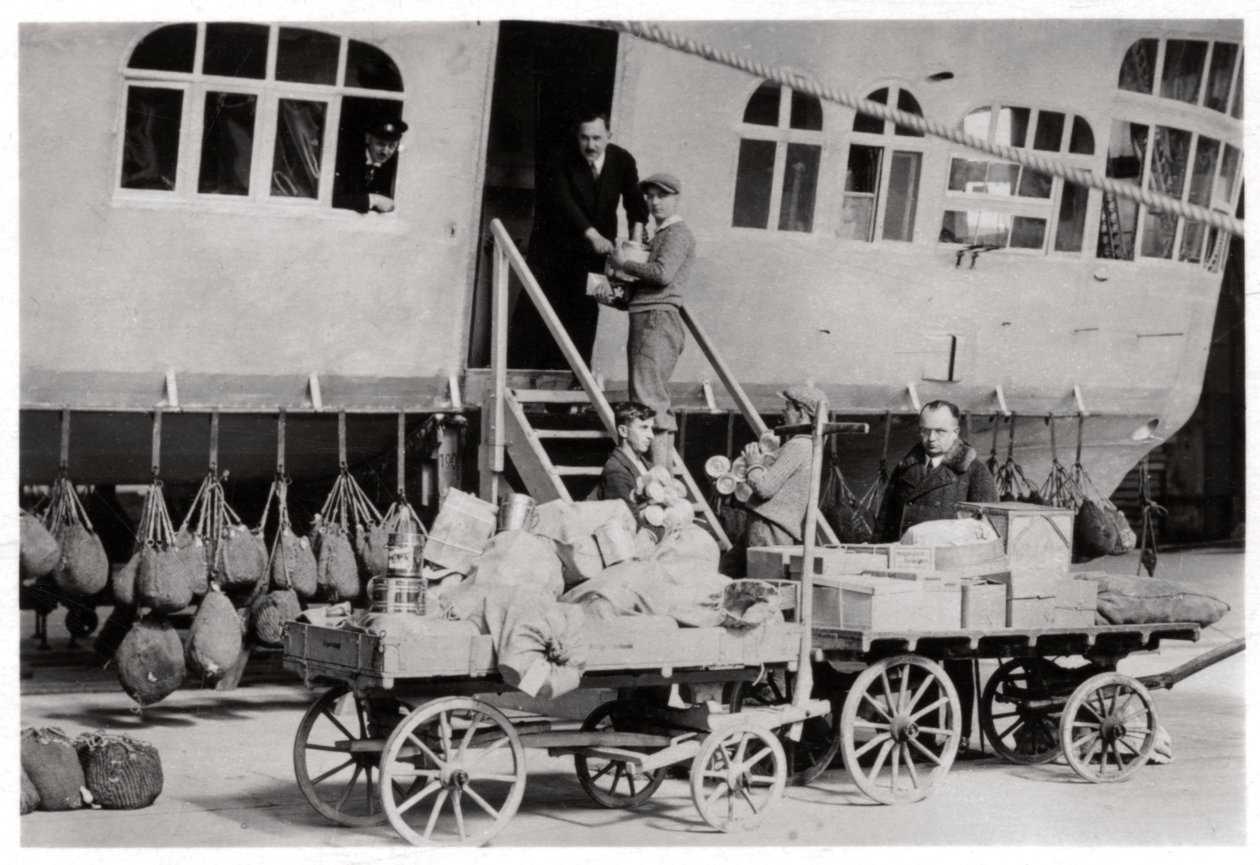 Provisões de carga, Zeppelin LZ 127 Graf Zeppelin, 1933 de Unbekannt