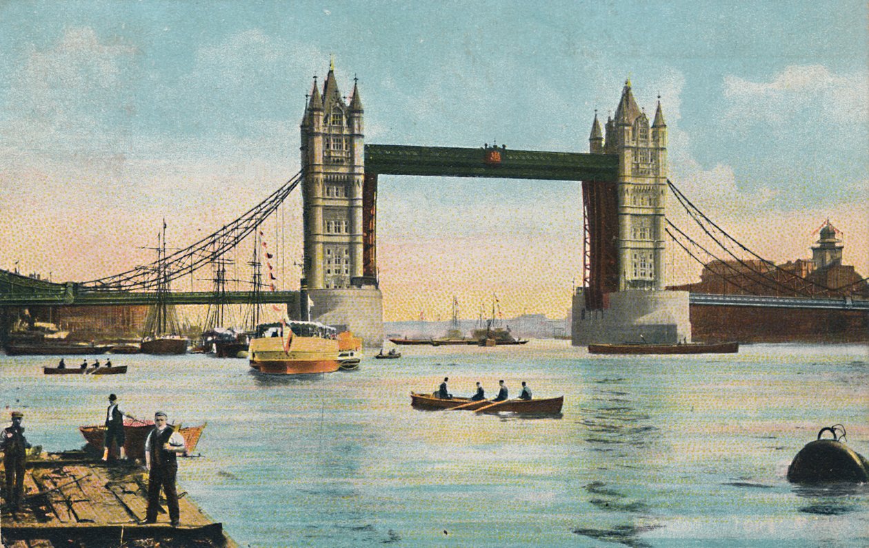 Londres - Tower Bridge, 1908. de Unbekannt