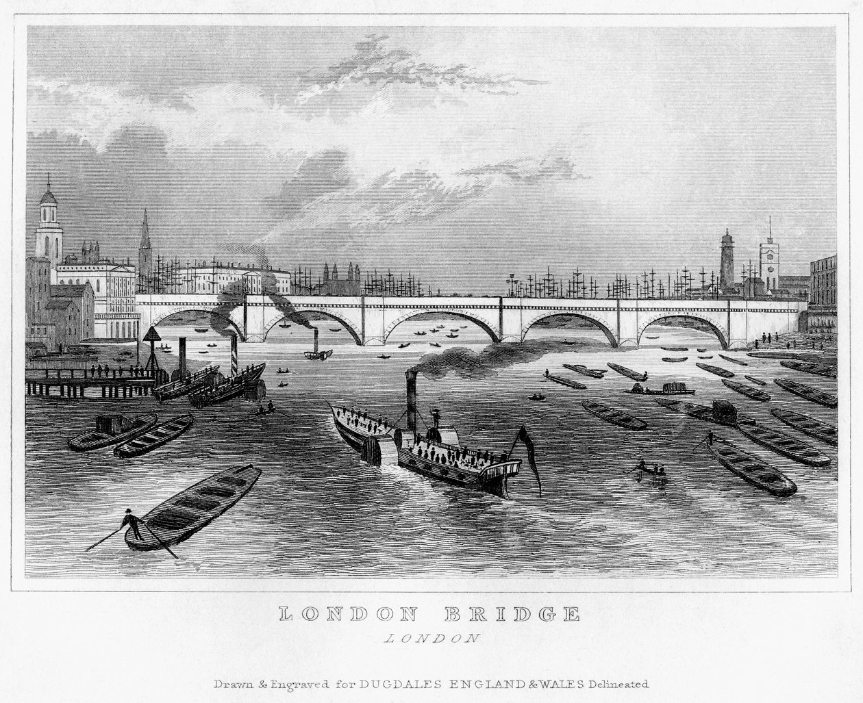 Ponte de Londres, século XIX de Unbekannt