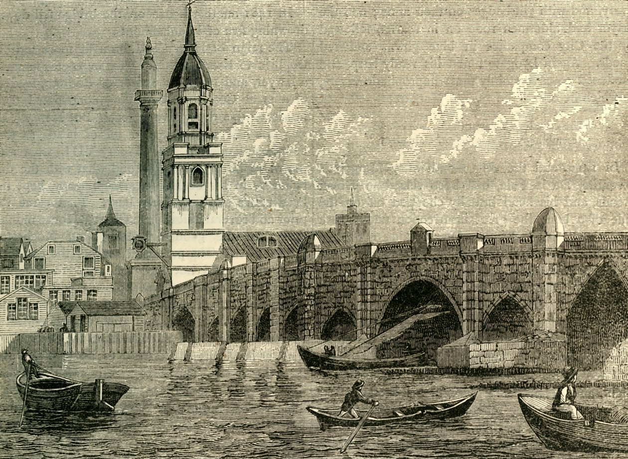 Ponte de Londres, c1872. de Unbekannt