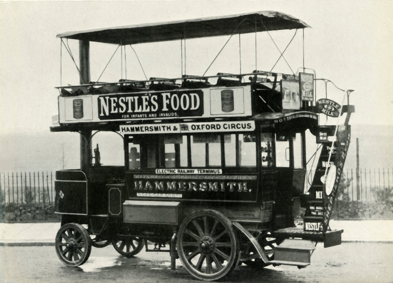 Ônibus a vapor de Londres, 1902, 1947. de Unbekannt