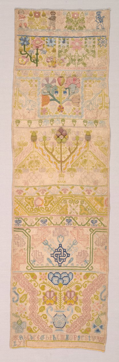 Sampler longo, 1600s. de Unbekannt
