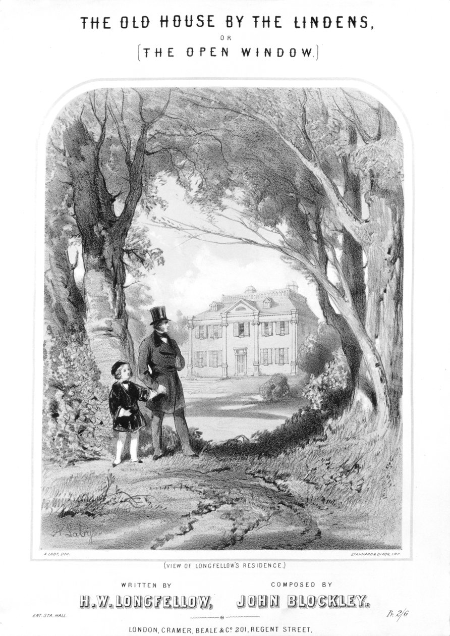 Casa Longfellows, c1880 de Unbekannt