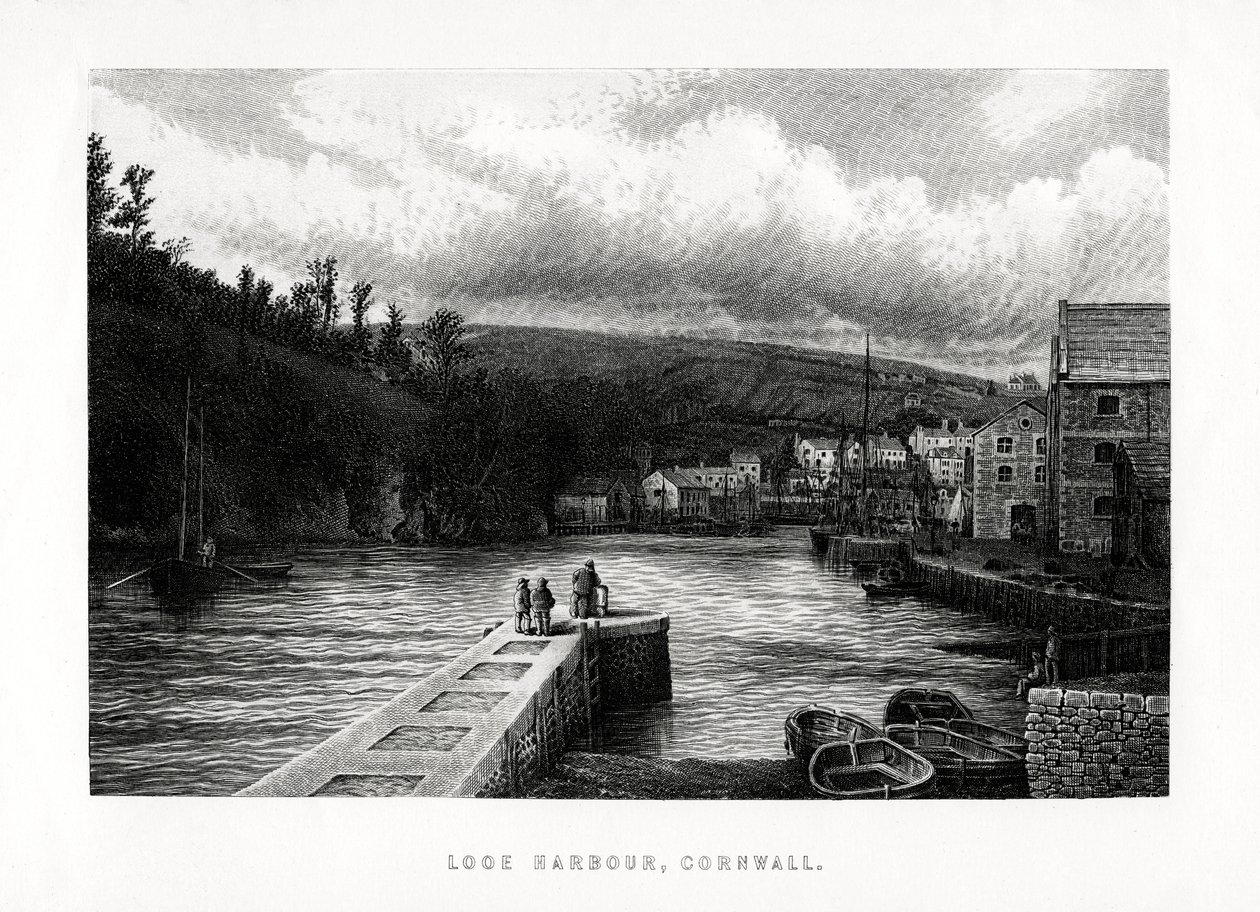 Porto de Looe, Cornualha, Inglaterra, 1896 de Unbekannt