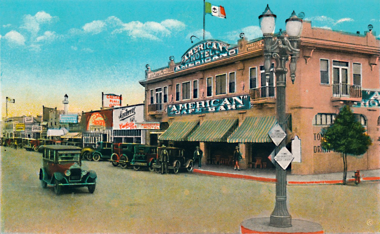Olhando para o leste na Second Street, c1939 de Unbekannt