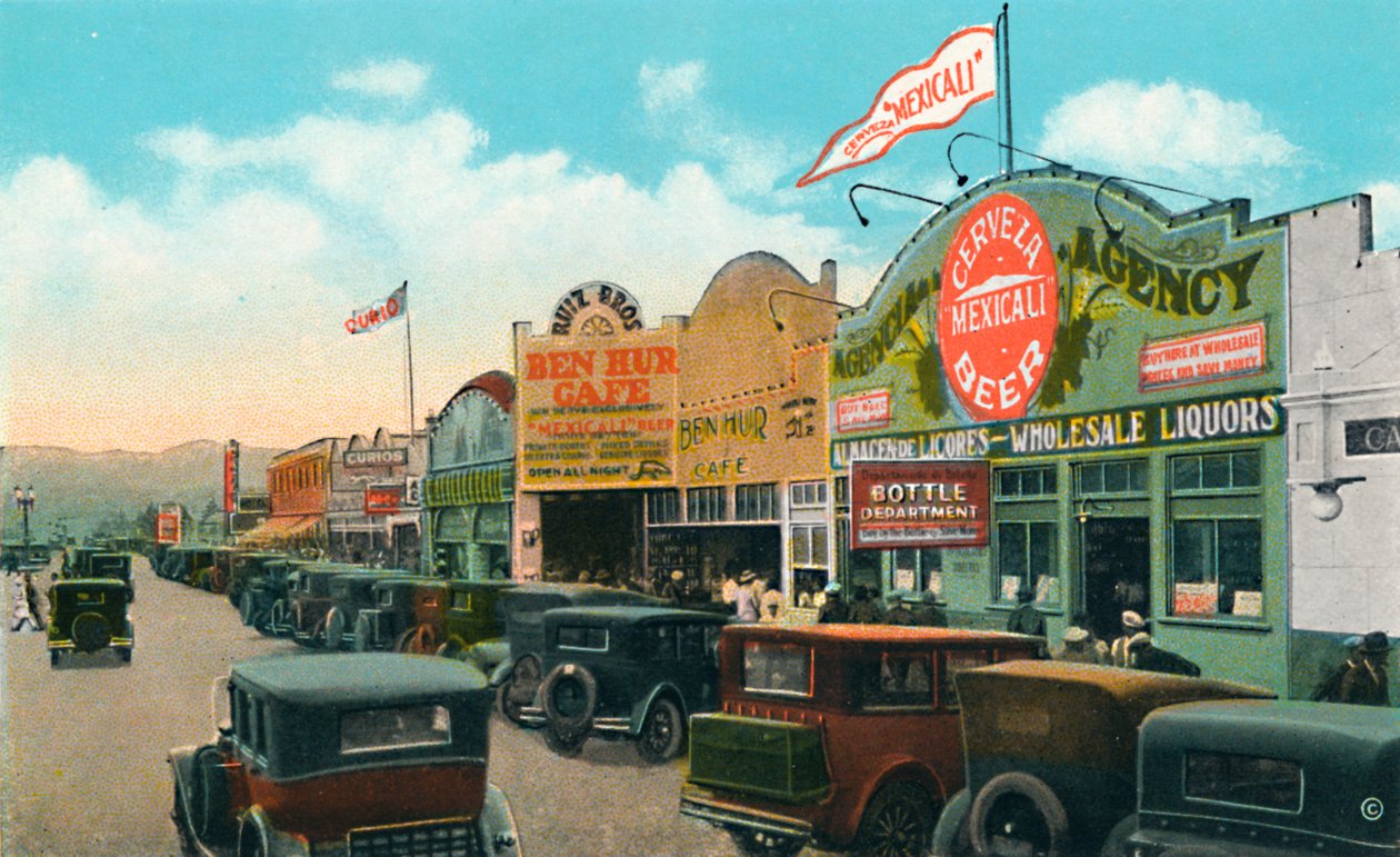 Olhando para o sul na Main Street, c1939 de Unbekannt