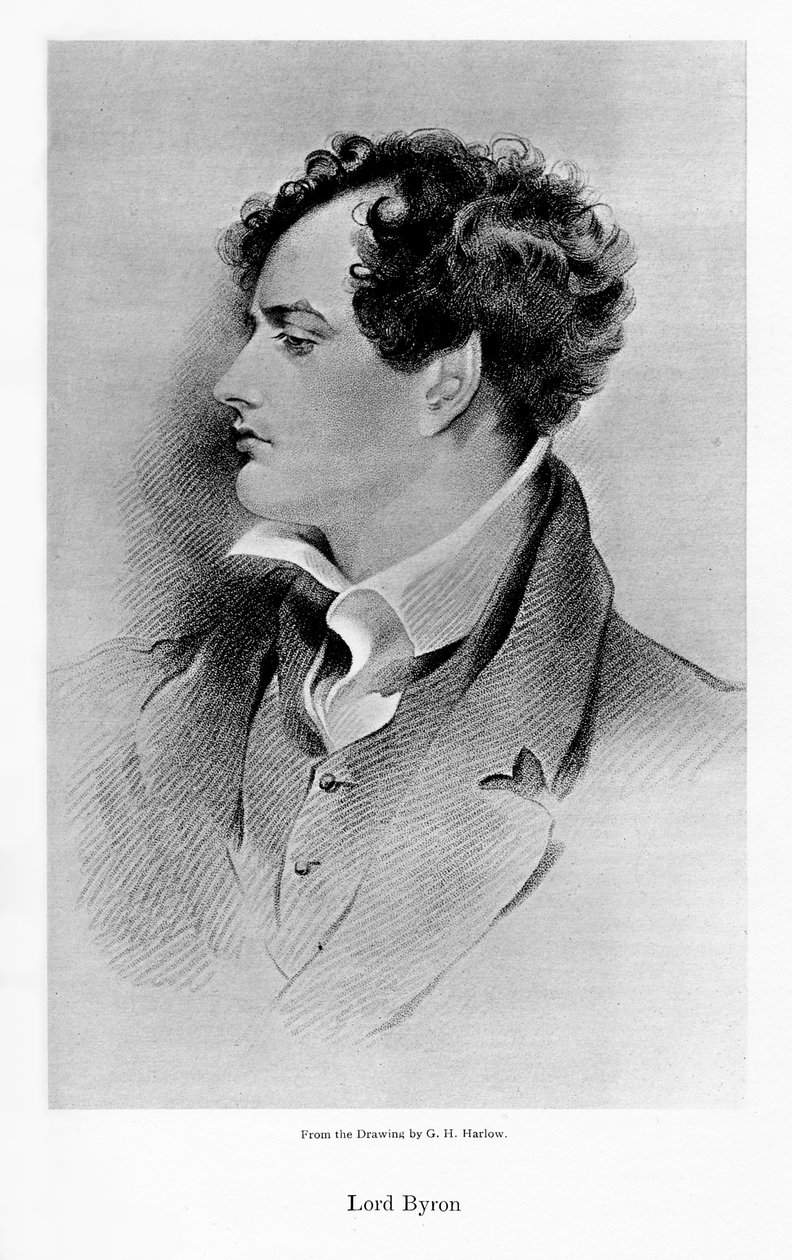 Lord Byron, poeta anglo-escocês, século XIX de Unbekannt