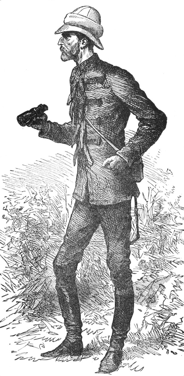 Lord Chelmsford, retrato de um oficial feito pouco antes da batalha de Ulundi, c1880 de Unbekannt
