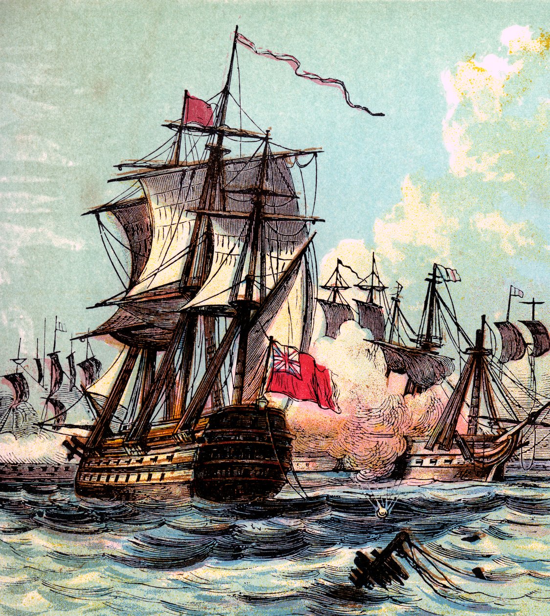 Lord Howes Victory, 1794 c1850s de Unbekannt