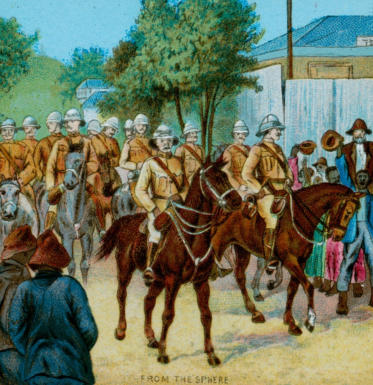 Entrada do Estado de Lord Roberts em Bloemfontein, 1900 de Unbekannt
