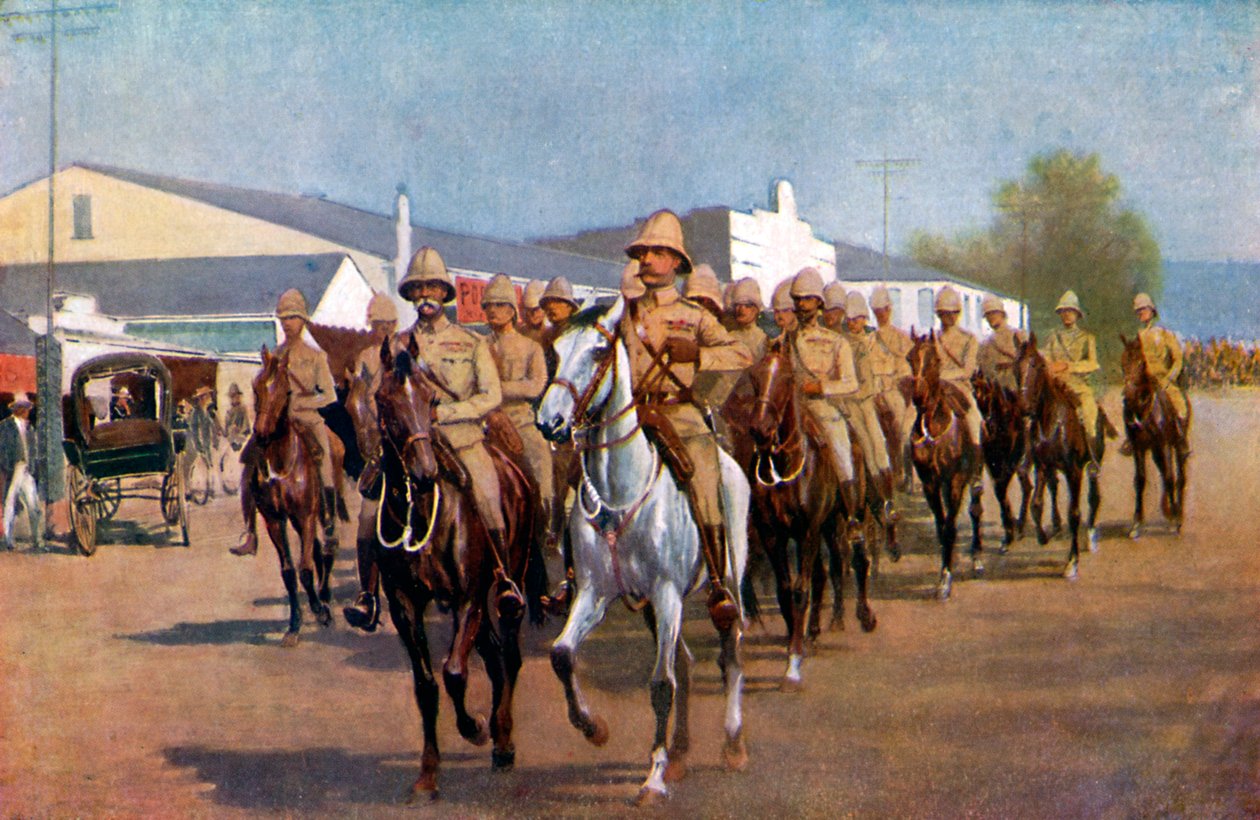 Lord Roberts entrando em Pretória, 1925 de Unbekannt