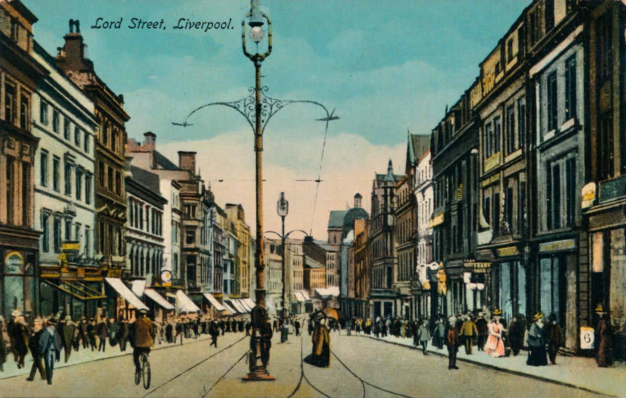 Lord Street, Liverpool, c1910 de Unbekannt