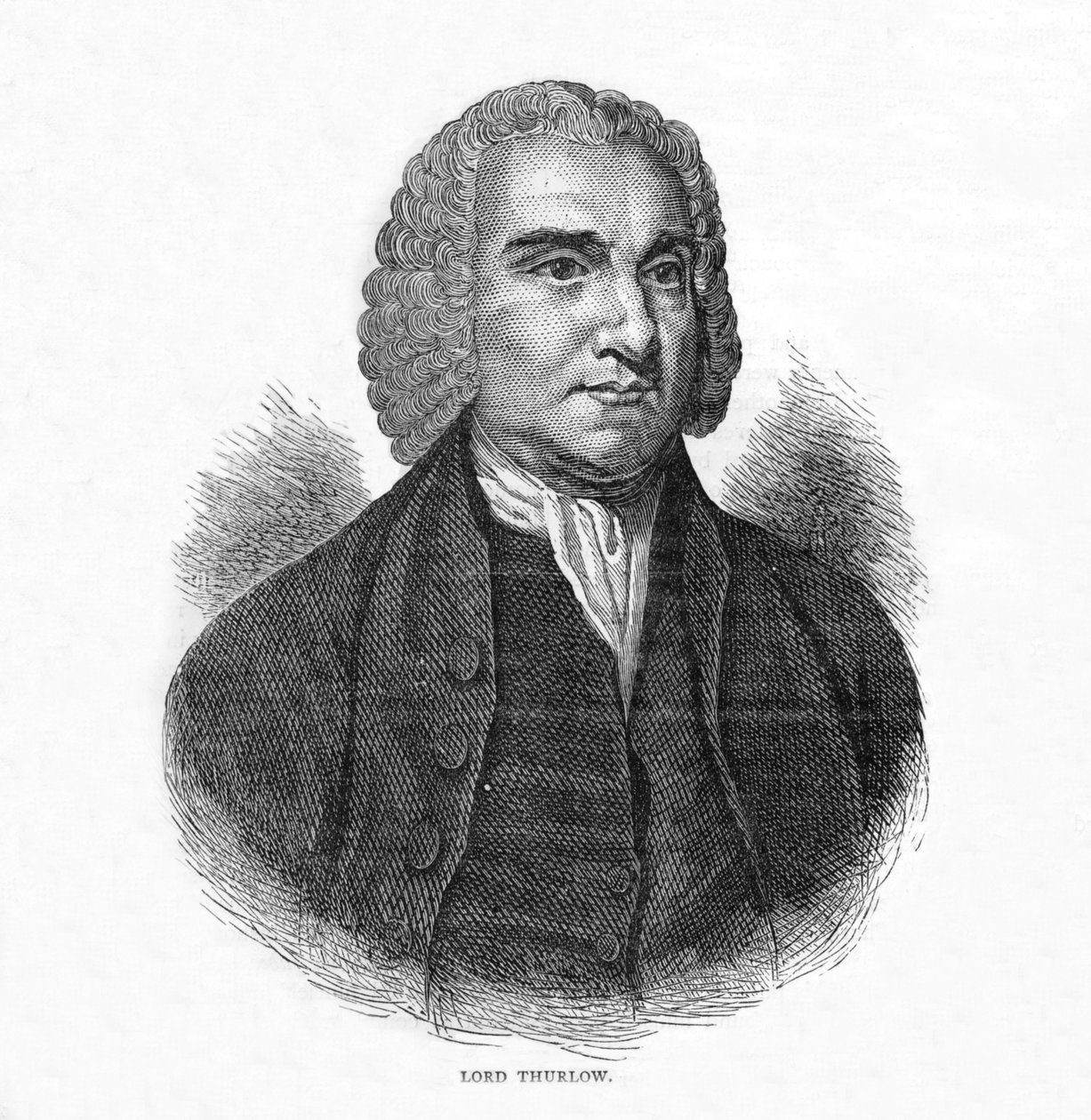 Lord Thurlow, advogado britânico e político conservador, c1800 1878 de Unbekannt