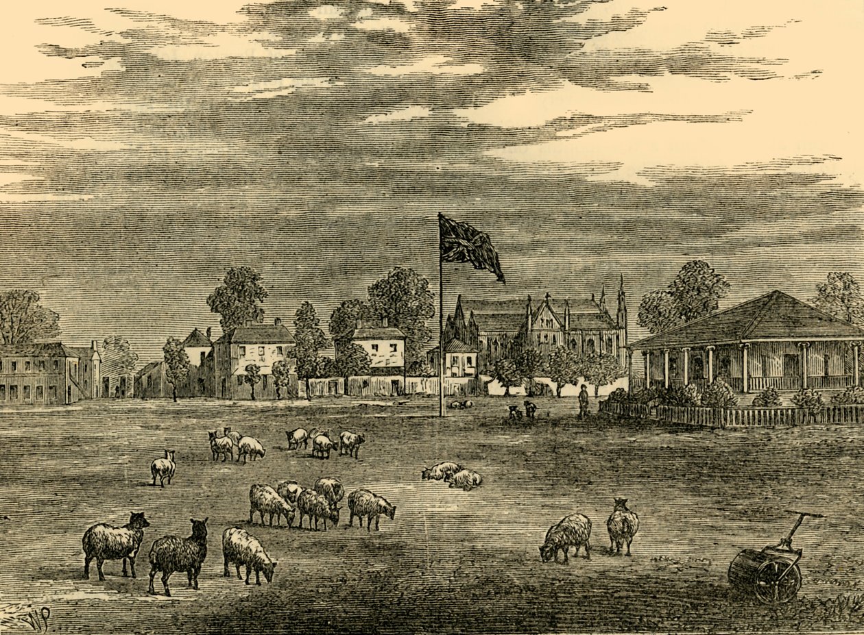 Lords Ground em 1837, c1876. de Unbekannt
