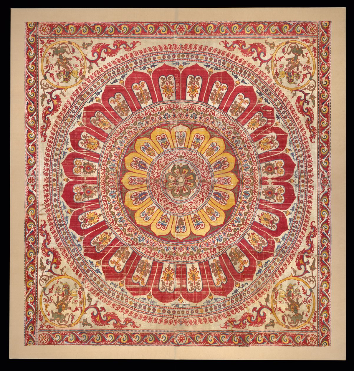 Dossel de pétalas de flor de lótus, 1600 a 1600. de Unbekannt