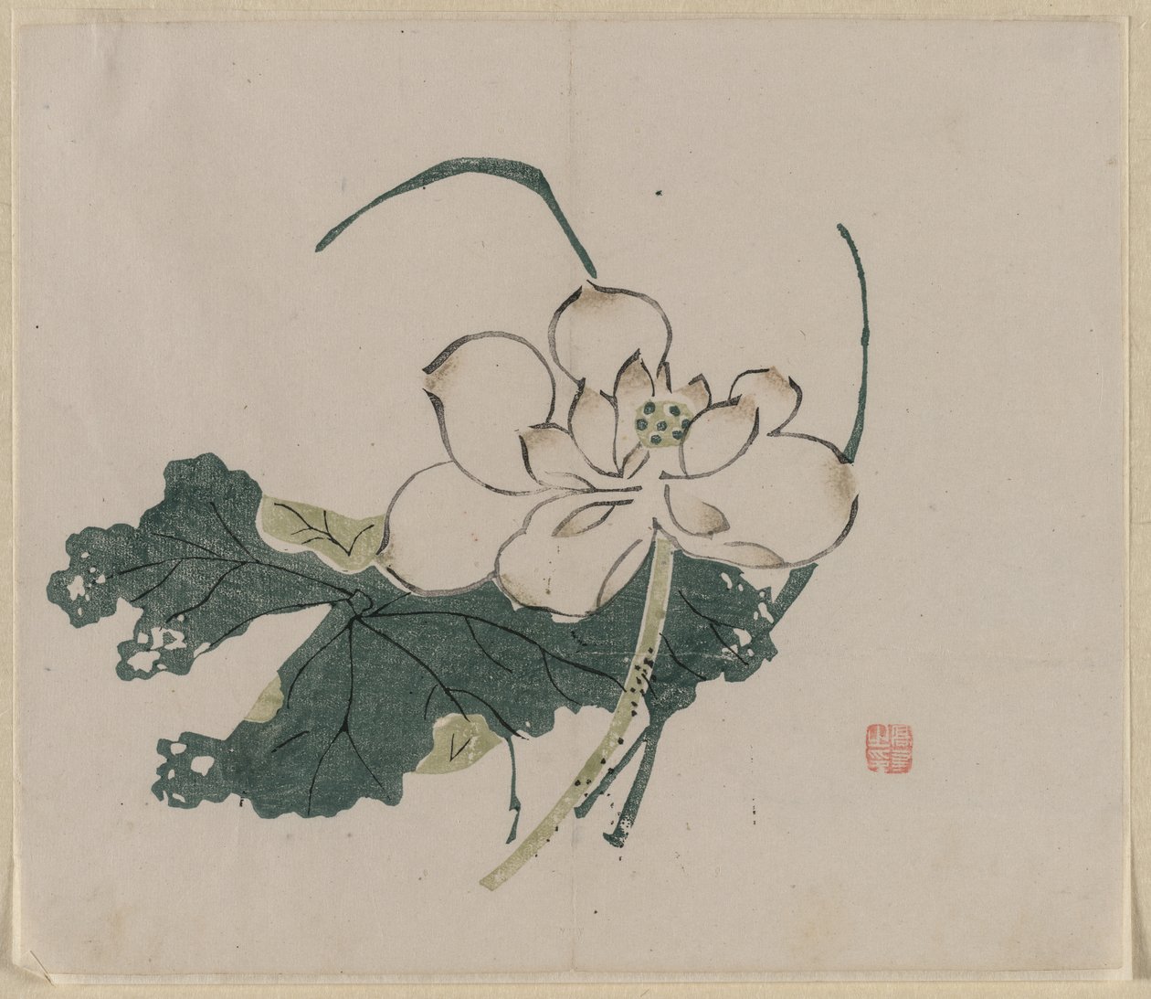 Flor de lótus, 1368-1644. de Unbekannt