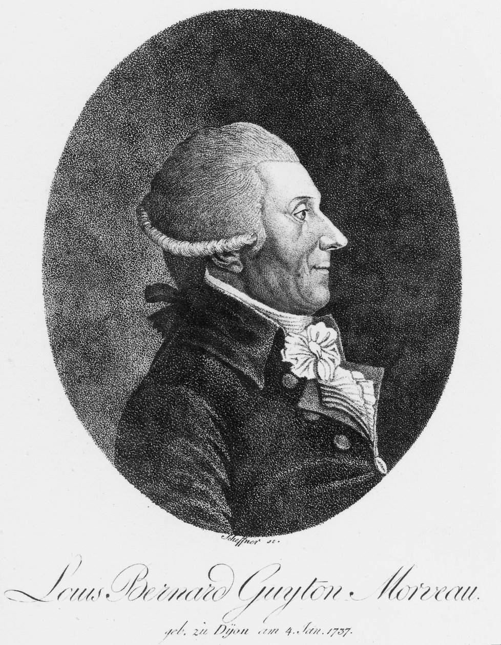 Louis Bernard Guyton Morveau, farmacêutico e advogado francês, c 1800 de Unbekannt
