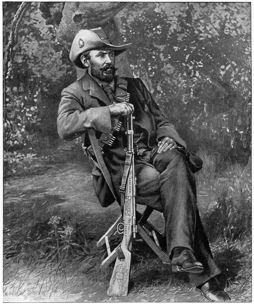 Louis Botha, soldado de Afrikaner e estadista, c1900. de Unbekannt
