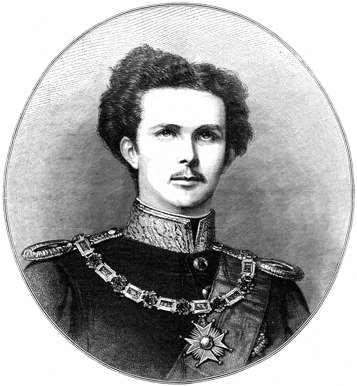 Luís II, rei dos bávaros, século XIX de Unbekannt