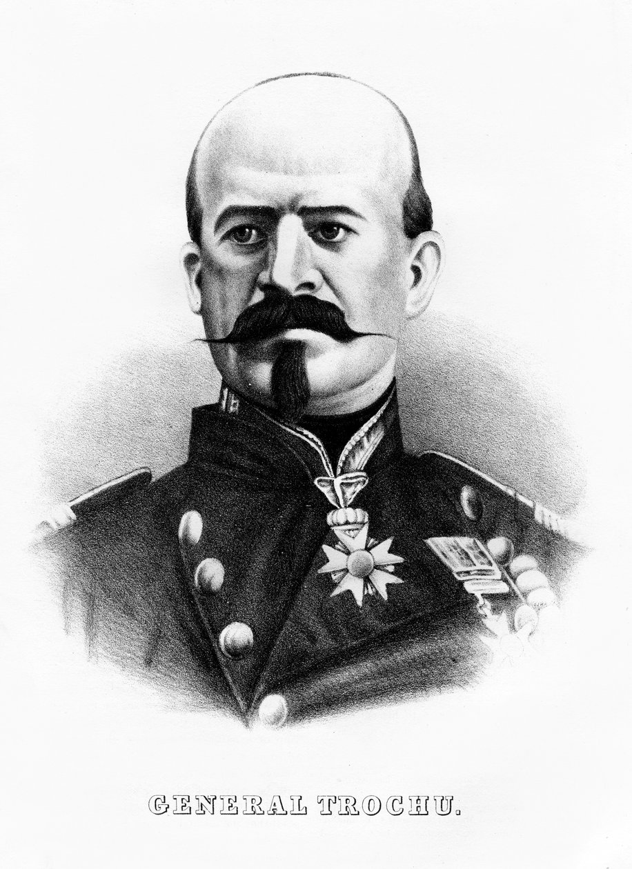 Louis Jules Trochu, líder e político militar francês, meados do século XIX de Unbekannt