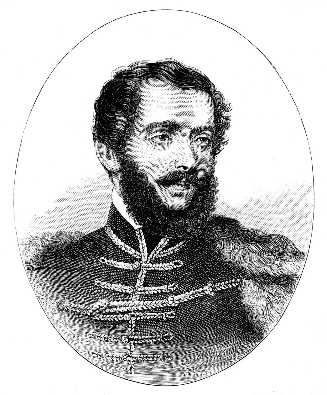 Louis Kossuth, advogado húngaro, político e presidente regente, 1850 de Unbekannt