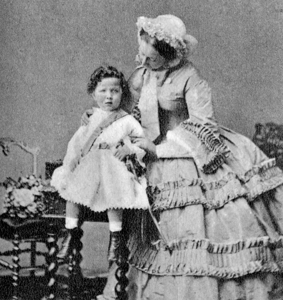 Louis Napoleon, Príncipe Imperial, quando criança, c1858 de Unbekannt