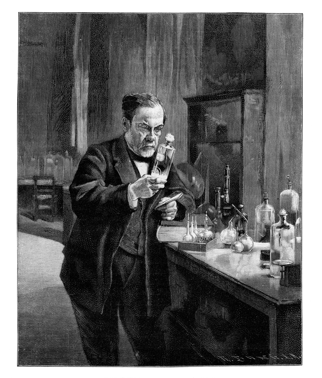 Louis Pasteur, microbiologista e químico francês do século XIX, 1900 de Unbekannt