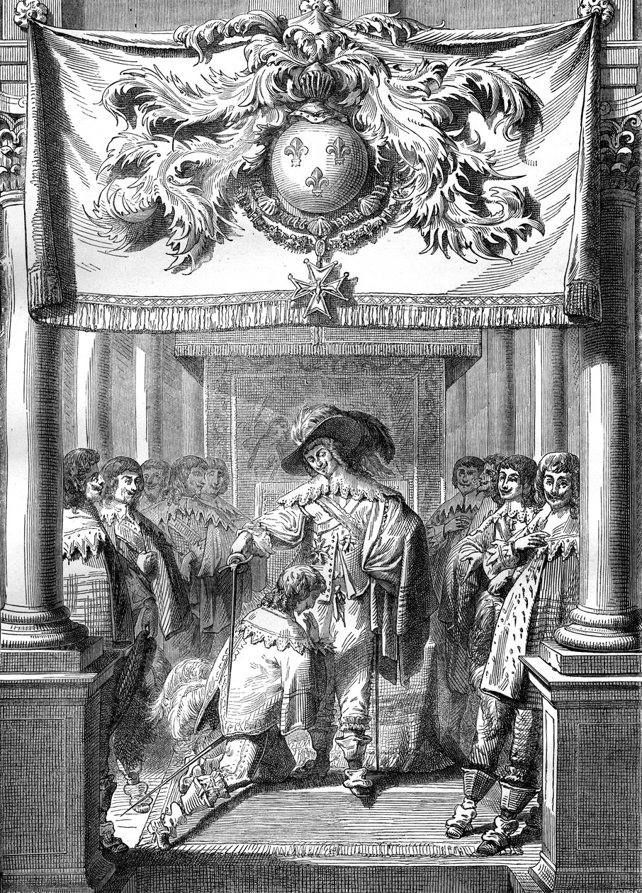 Luís XIII da França conferindo a Ordem do Espírito Santo, século XVII 1882-1884 de Unbekannt