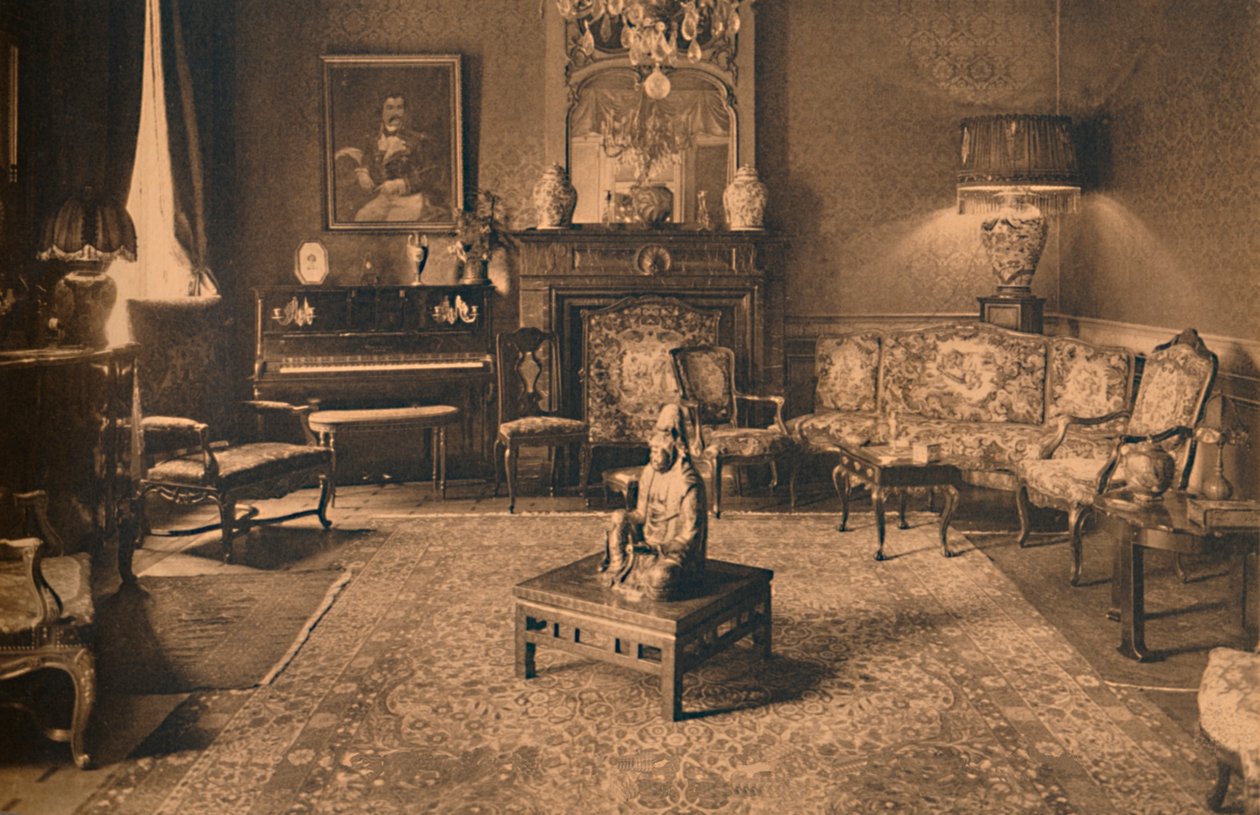 Sala Louis XIV na Embaixada Cubana em Bruxelas, Bélgica, 1927. de Unbekannt