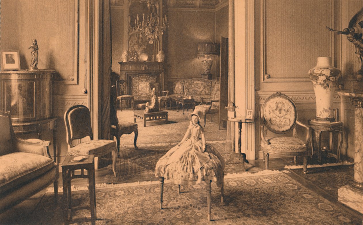 Sala Louis XVI na Embaixada Cubana em Bruxelas, Bélgica, 1927. de Unbekannt