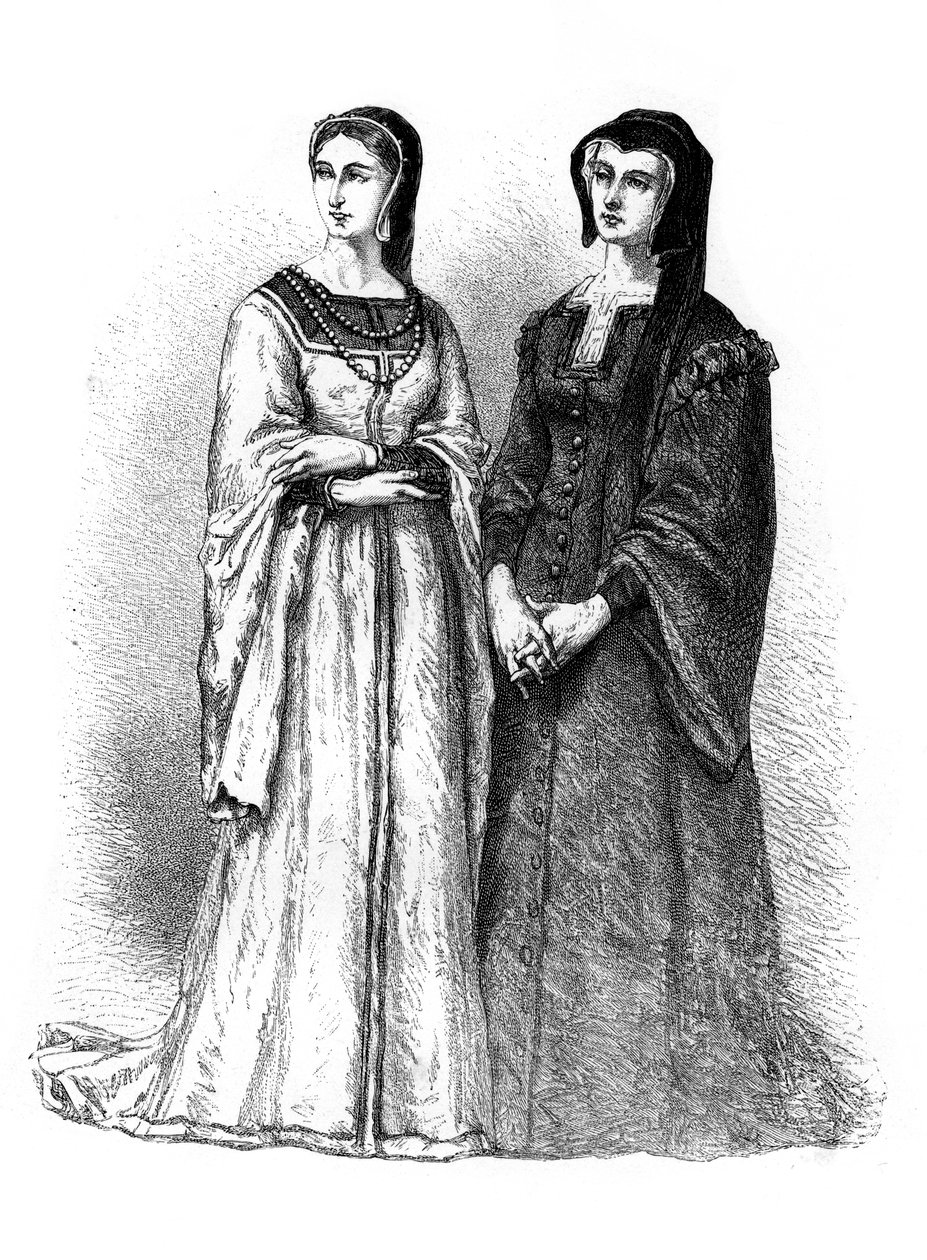 Louise de Savoy e Marguerite de Valois, século XIX de Unbekannt