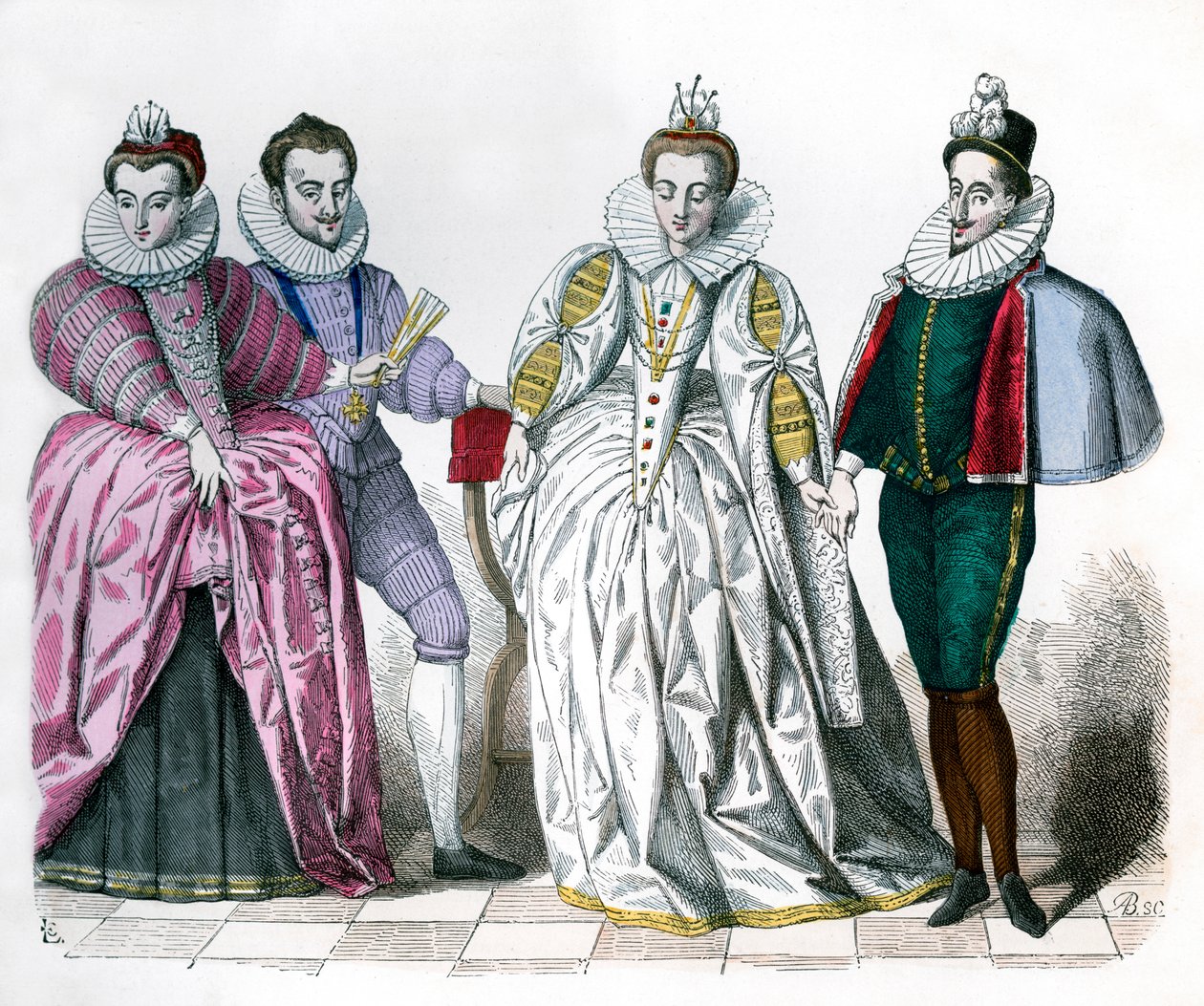 Louise of Lorraine, duque de Guise, Marguerite de Vaudemont e Anne de Joyeuse, 1581 1882-1884 de Unbekannt