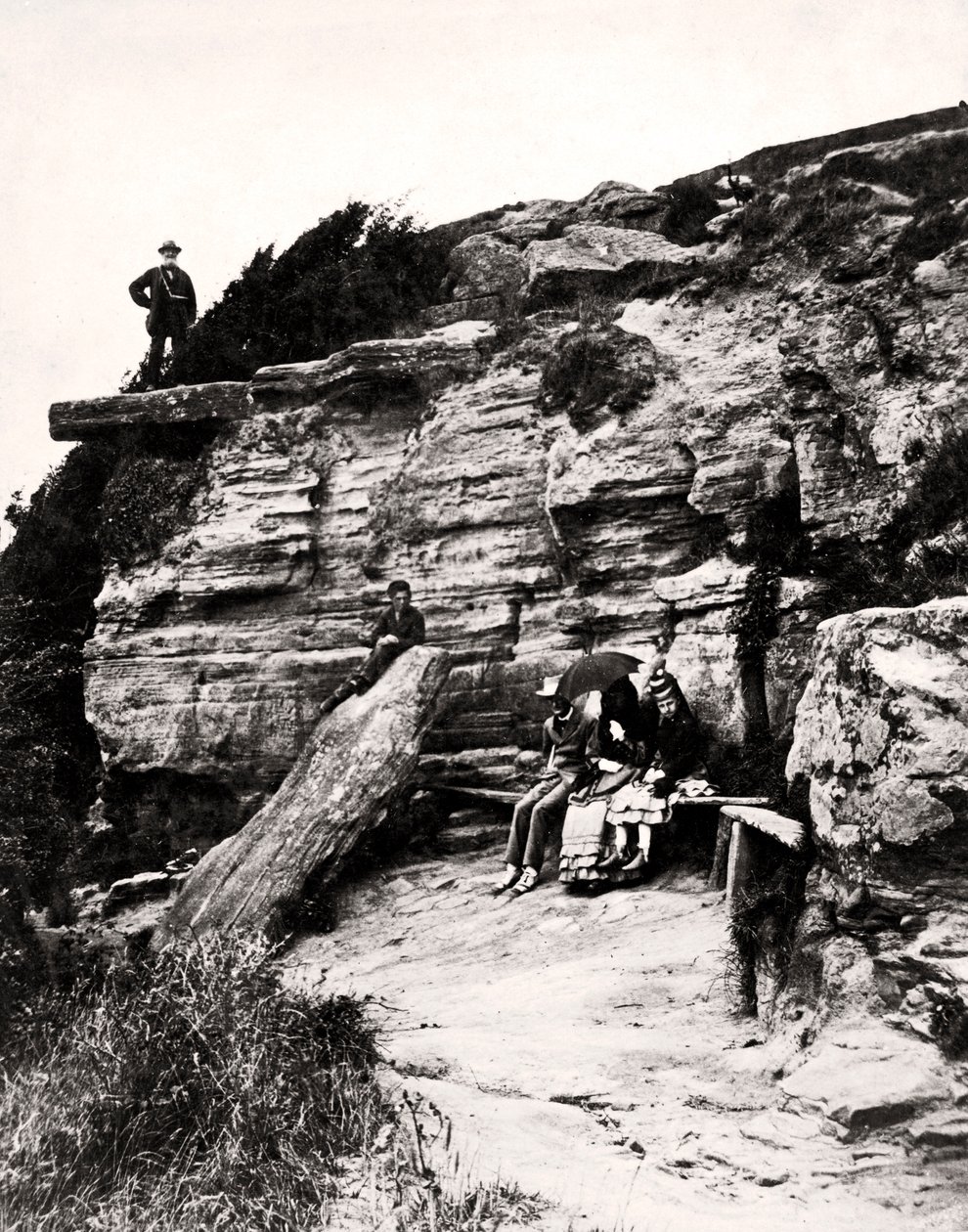 Amantes Seat, Fairlight, Hastings, Sussex, c1900 de Unbekannt