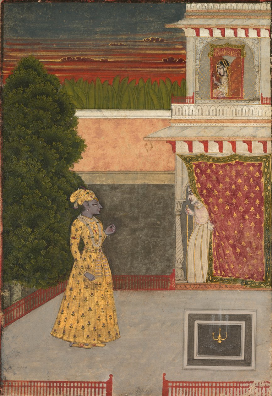 Amantes e uma velha idosa, c. 1780 - 1790. de Unbekannt